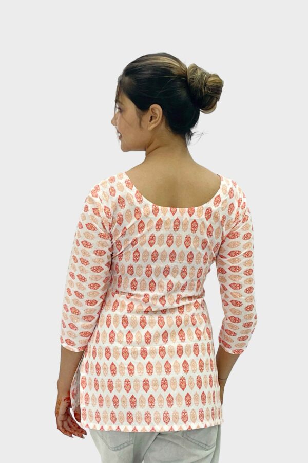 Peach Blossom Grace Kurti - Image 2