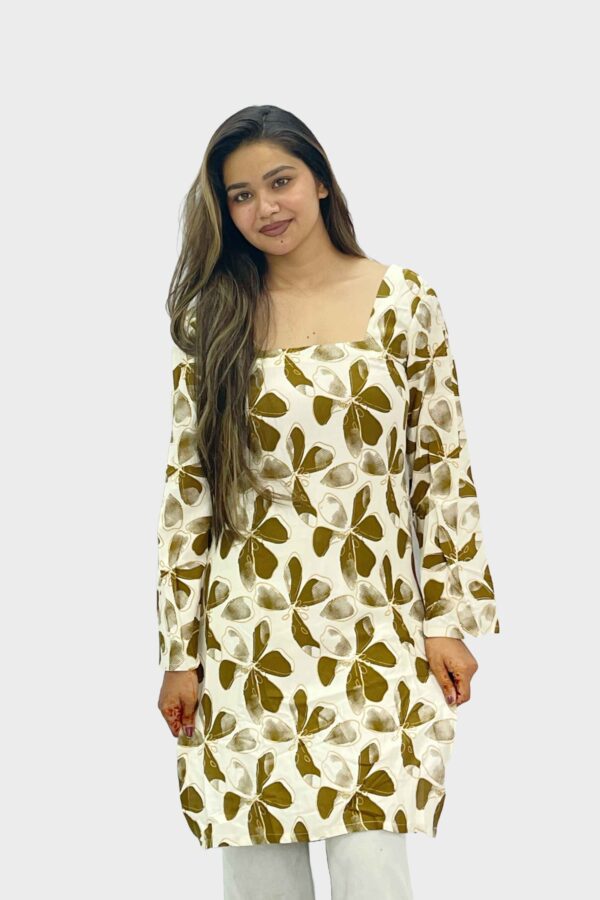 Ruhani Square Neck Kurti - Image 3