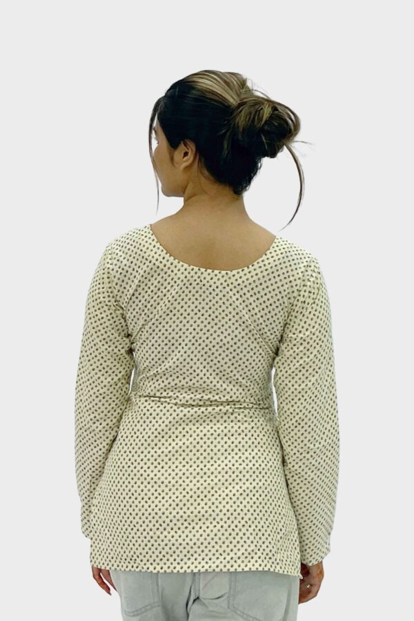 Minimal Dot Vibes Cambric Cotton Kurti - Image 2