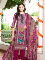 Reyon Designer Print With Swarvoski Diamond