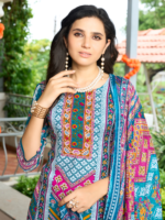 Reyon Designer Print With Swarvoski Diamond 5