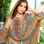 Reyon Designer Print With Swarvoski Diamond 4