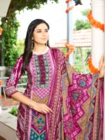 Reyon Designer Print With Swarvoski Diamond - Image 2