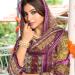 Reyon Designer Print With Swarvoski Diamond 2