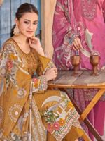 Pure Zam Cotton With Fancy Embroidery Work
