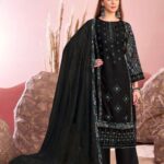 Heavy Viscose Reyon Embroidery Work With Fancy Back Print 2